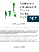 International Convention of Civil and Political Rights