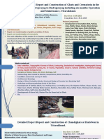 Detailed Project Report and Construction of Ghats and Crematoria in The Stretch-2 From Devprayag To Rudraprayag Including Six Months Operation and Maintenance, Uttarakhand
