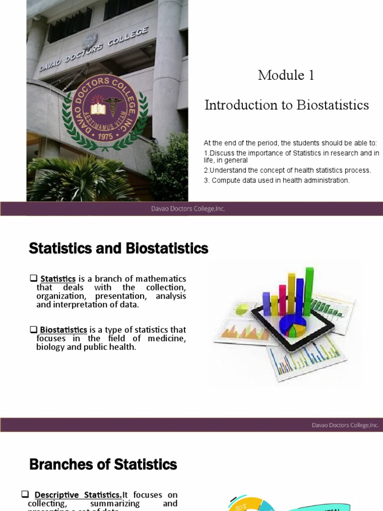 Introduction To Biostatistics In One Health
