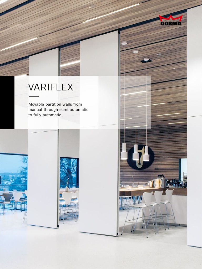 DORMA Hüppe Variflex Partition Systems | PDF