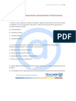 Assessment and Evaluation in Social Science