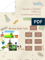 Pertemuan 5 Klasifikasi Makhluk Hidup