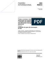 ISO 4628-6-2011 Tintas e Vernizes — Avaliação Da Degradação Dos Revestimentos de Tinta — Parte 6 Avaliação Do Grau de Escamação de Fita