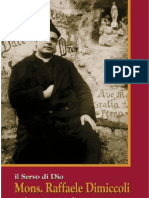 Il Servo Di Dio Mons. Raffaele Dimiccoli Padre e Maestro Dei Santi.