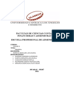 Facultad de Ciencias Contables, Financieras Y Administrativas Escuela Profesional de Administración