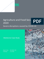Agriculture and Food Security in 2020: Severe Disruptions Caused by COVID-19