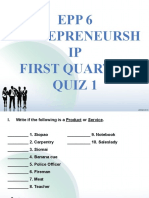 Q1 Quiz 1 EPP 6
