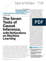 The Seven Tools of Causal Inference,: With Reflections On Machine Learning