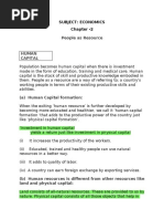 Class 9 Social Science Economics Chapter 2 - People As Resource | PDF ...