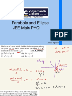 Ellipse Previous Year Questions Notes