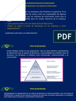 Sistema de Informacion para La Toma de Decisiones