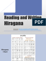 Reading and Writing Hiragana