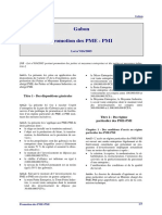 Gabon Loi 2005 16 Promotion PME PMI