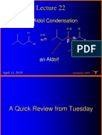 The Aldol Condensation: An Ald !