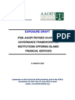 IFSB-AAOIFI Revised Shari'ah Governance Framework <40