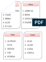 Jadwal Piket