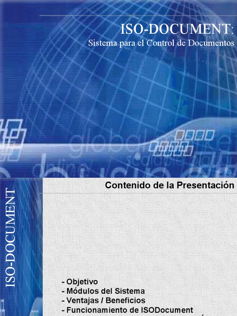 Isodocument Control De Documentos Pdf Calidad Comercial