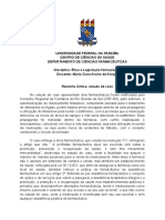 Resenha Crítica - Estudo de Caso