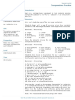 Comparatives Practice