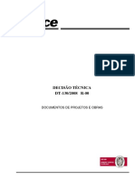 DT 130 - Documentos de Projetos e Obras