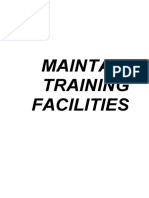 Maintain Training Facilities