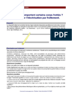 F5 Comment Se Comportent Certains Corps Frottés ? Expériences Sur L'électrisation Par Frottement