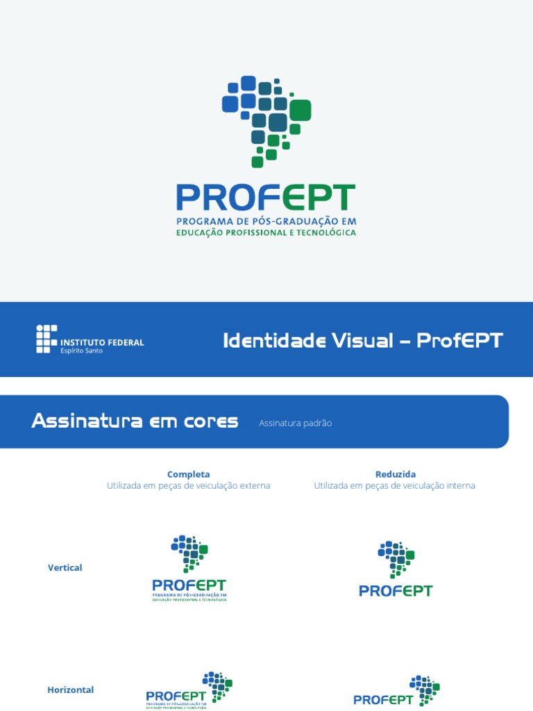 Identidade Visual do ProfEPT | PDF