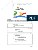 Task-04 Branching Control