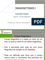 Eletromagnetismo I - Aula 03 - Campo Magnético