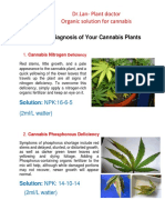 Basic Self Diagnosis of Your Cannabis Plants