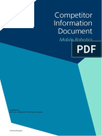 Competitor Information Document: Mobile Robotics