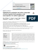 Optimizing The Mechanical and Surface Topography of Hydroxyapatite/gd O /graphene Oxide Nanocomposites For Medical Applications