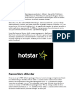 Hotstar: Success Story of Hotstar