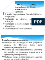 Aula Instrumento Da Avaliação