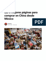 Las 6 Mejores Páginas para Comprar en China Desde México