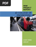 Download Project report on IC 555 Timer Circuit by Aniket Chaudhari SN58958976 doc pdf