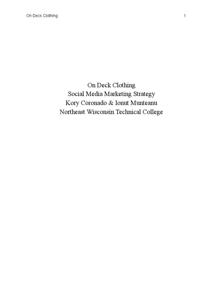 Social Media Marketing Strategy Pdf 2023