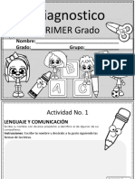 Cuadernillo Diagnostico 1° Maestra Nani