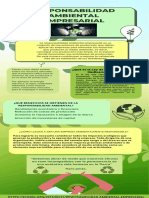 Infografía Ecología y Desarrollo Sustentable Informativo, Ilustrativo, Natural, Verde, Celeste y Amarillo