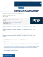 Manual de Pronunciamientos Internacionales de Contabilidad Del Sector Público, Edición de 2020 - IFAC