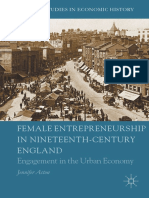 Aston J.-Female Entrepreneurship in Nineteenth-Century England - Engagement in The Urban Economy - (Palgrave Studies in Economic History) - 2016