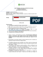 Alexsander. 9,25 Prova - 06 - 12 - Historia Do Direito