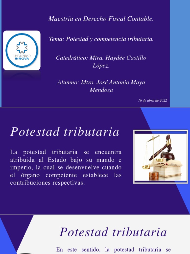 Jose - Antonio - Maya - Potestad y Competencia Tributaria | PDF ...