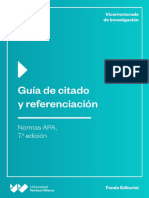 Guía de Citado y Referenciación: 7. Edición Normas APA