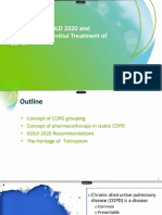Highlights of GOLD 2020 and Understanding Initial Treatment of COPD