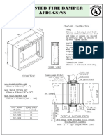 Ul Listed Fire Damper Afdi-Gs/Ss