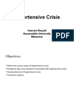 Hypertensive Crisis: Haerani Rasyid Hasanuddin University Makassar