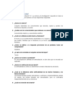 Unidad 1: La Ciencia y La Investigación ADA 1: Cuestionario 20 Reactivos