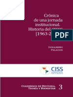 Cronica de Una Jornada Institucional Historia Del CIESS