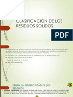 CLASIFICACION DE LOS RESIDUOS SOLIDOS-cp2